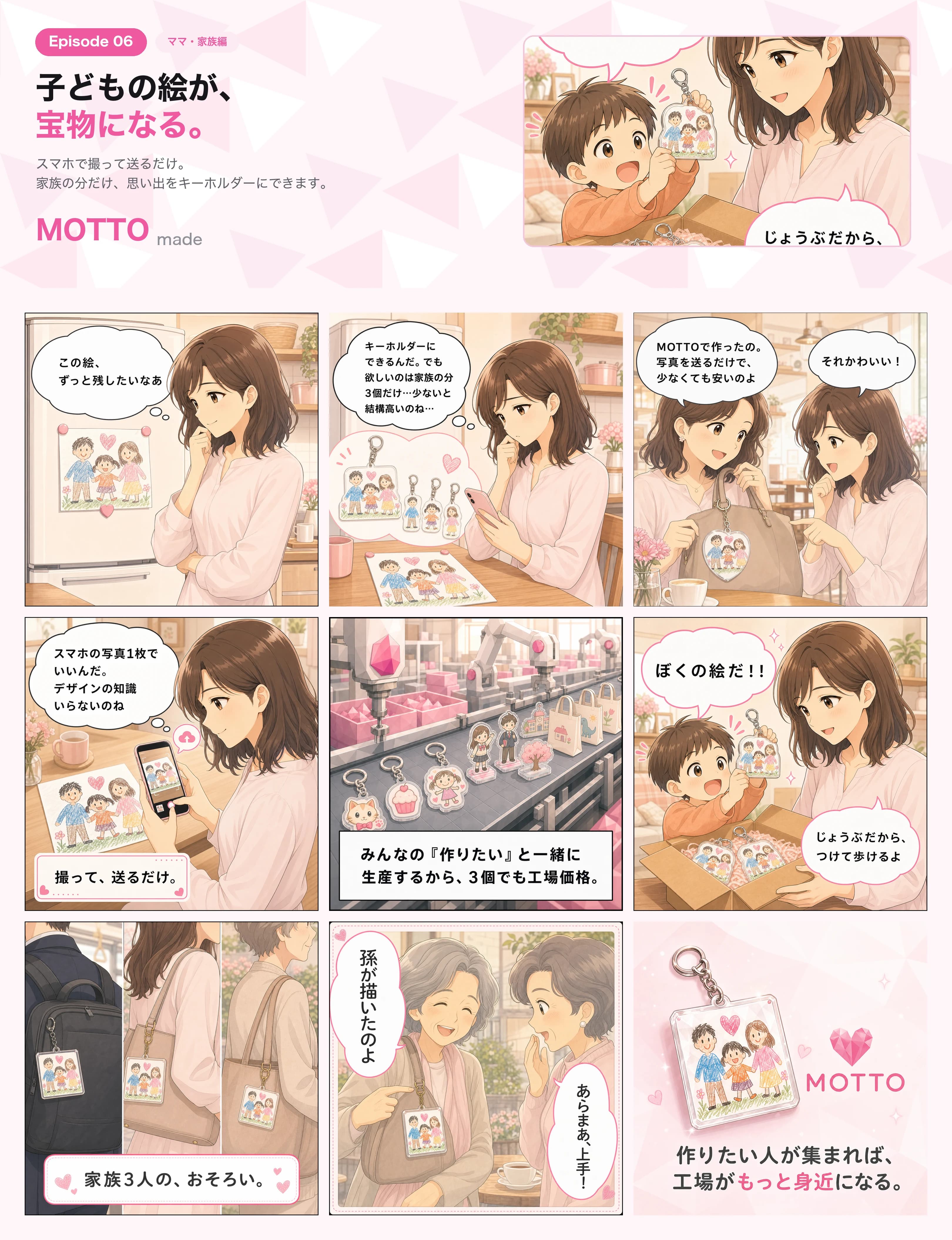 ママ・家族「子どもの絵が、宝物になる。」のマンガを読む