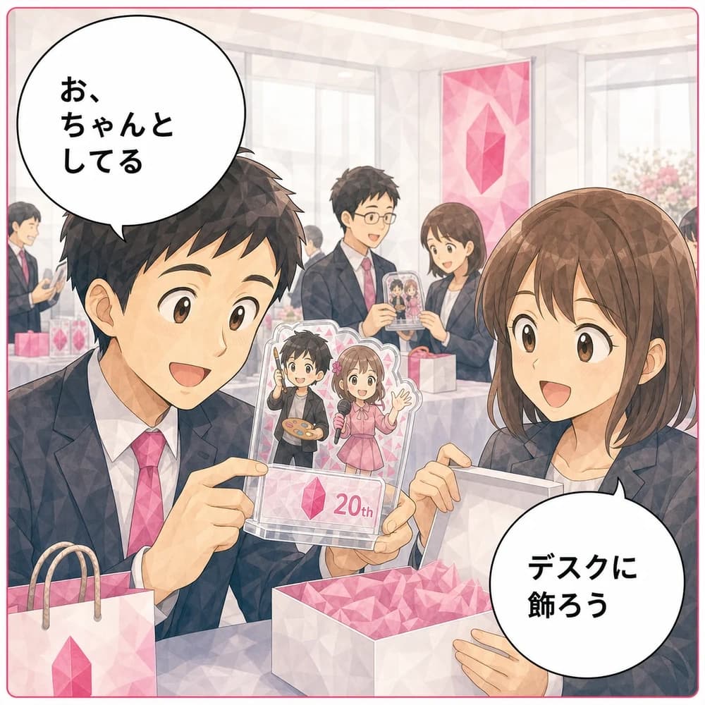 社内イベント・周年記念のマンガ 第6コマ