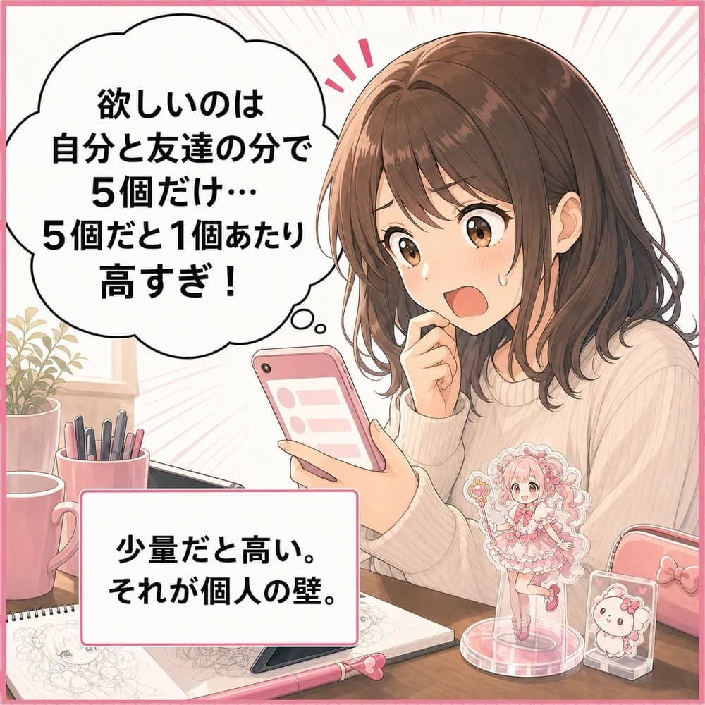 推し活・自分の創作のマンガ 第2コマ