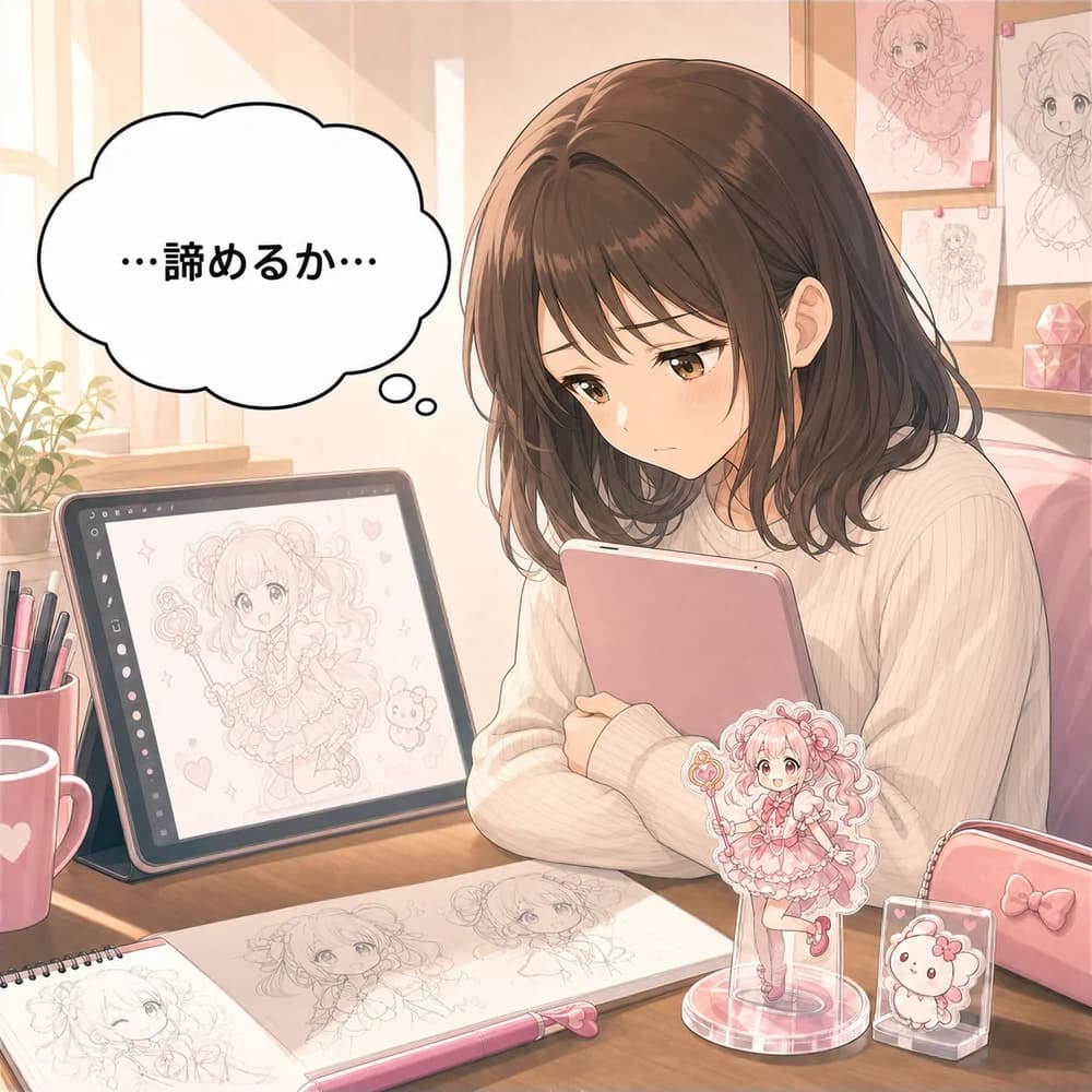 推し活・自分の創作のマンガ 第3コマ