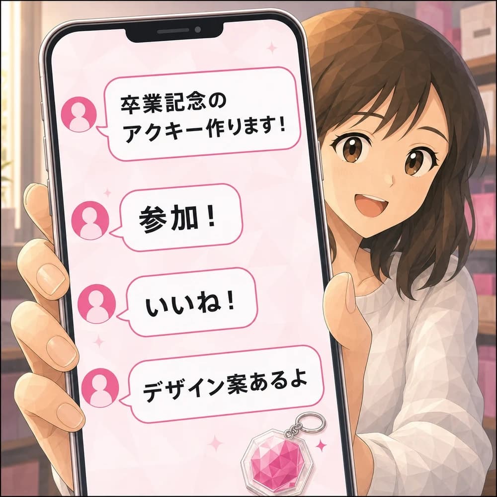 サークル・卒業記念のマンガ 第5コマ