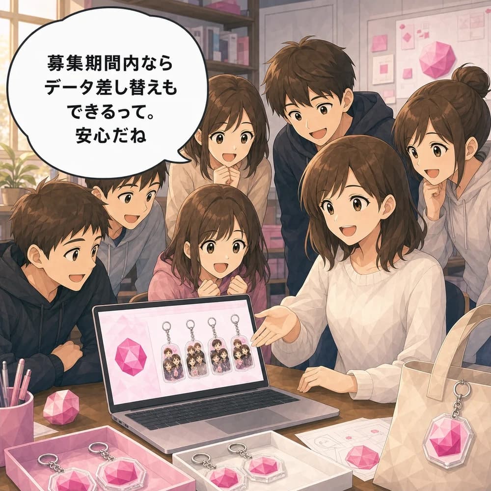 サークル・卒業記念のマンガ 第6コマ
