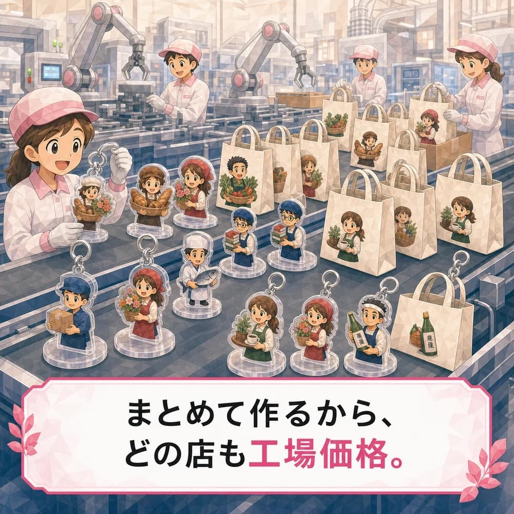 商店街・地域イベントのマンガ 第5コマ