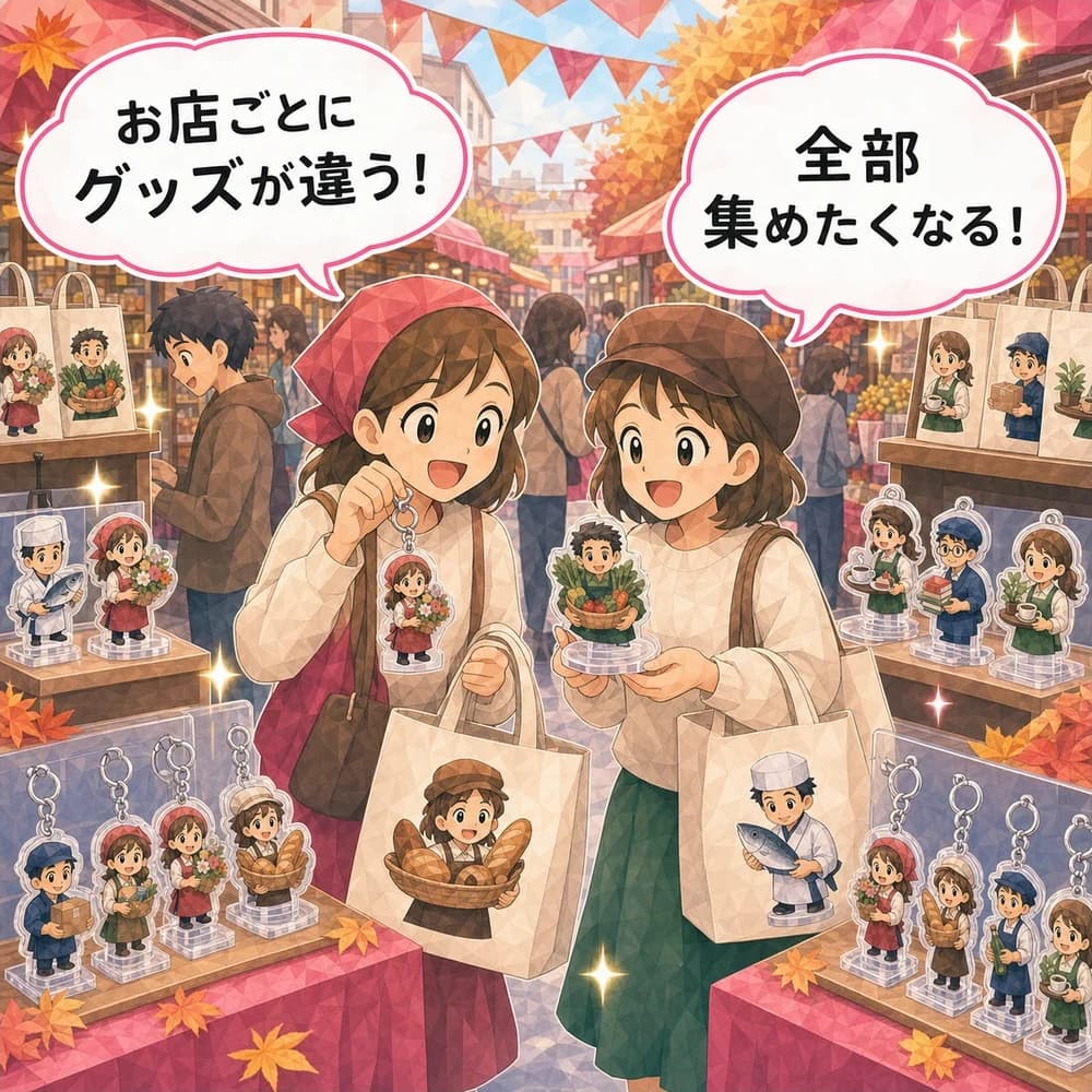 商店街・地域イベントのマンガ 第6コマ