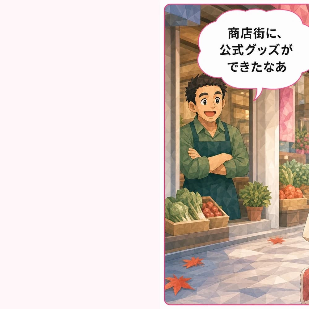 商店街・地域イベントのマンガ 第7コマ