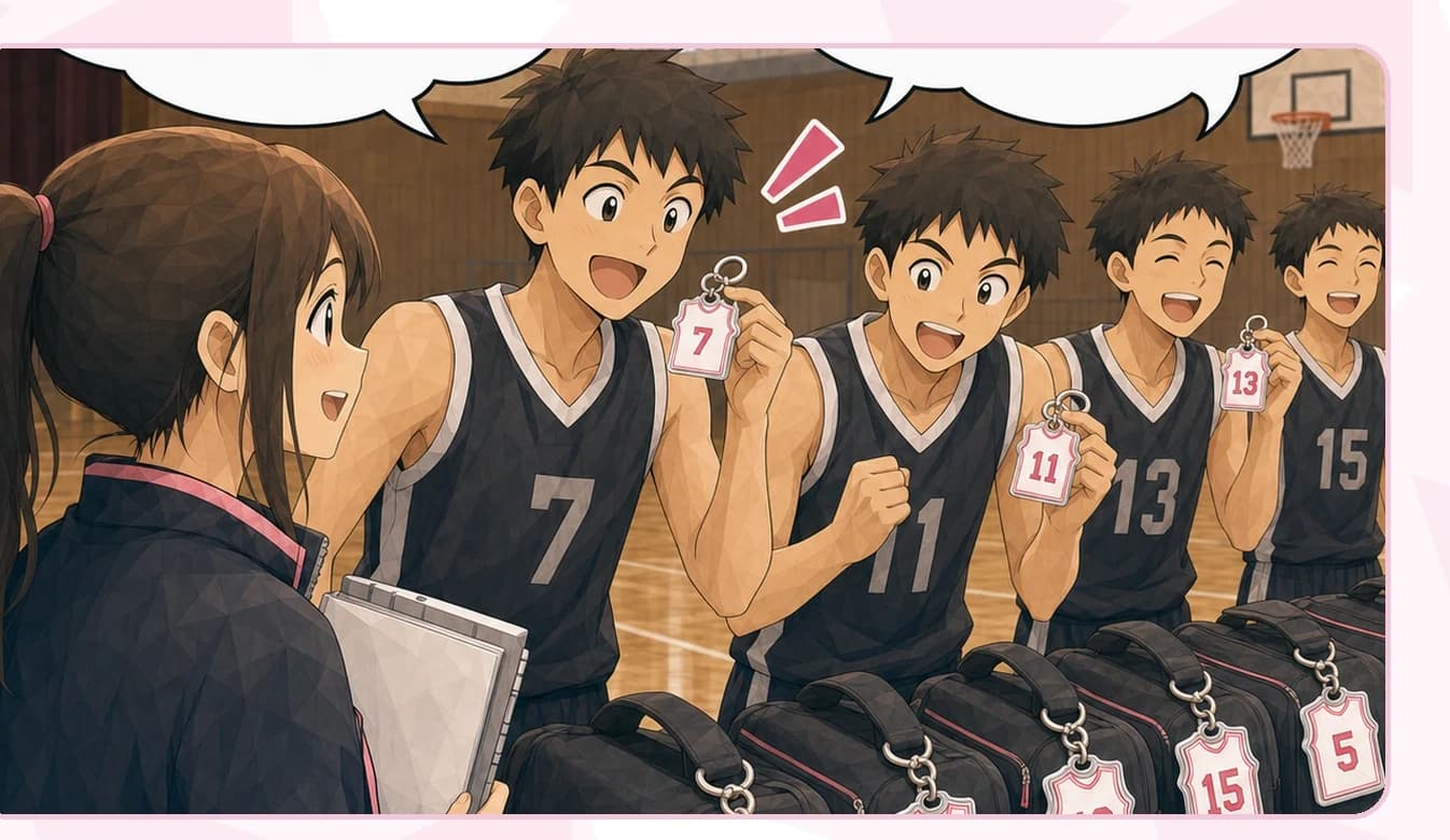 スポーツ・部活のマンガの一場面