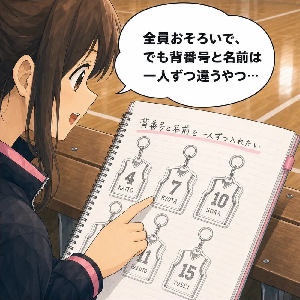 スポーツ・部活のマンガ 第2コマ