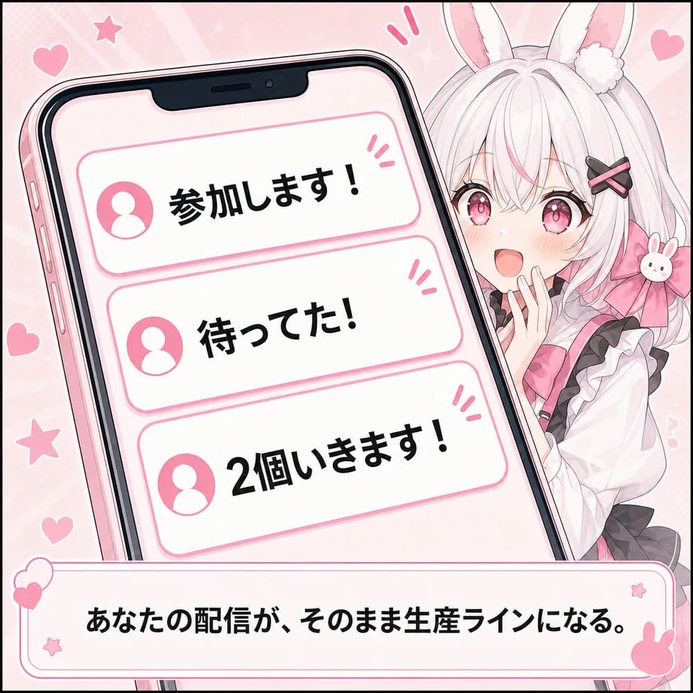 VTuber・配信者のマンガ 第6コマ