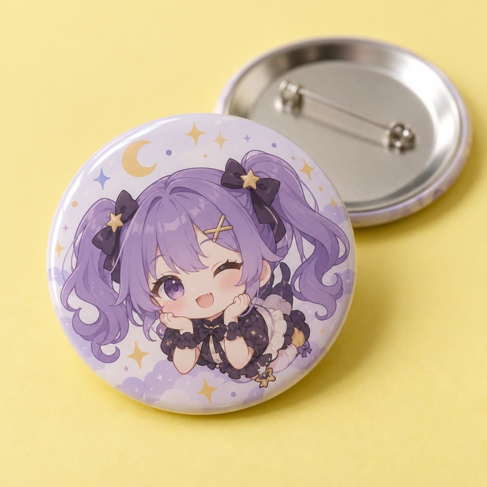 文化祭 缶バッジ 57mm