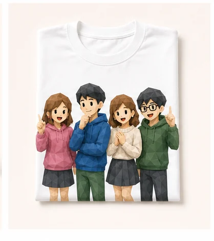 Tシャツの制作イメージ